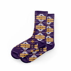 SOCKS W/ SOUTHWEST DESIGN-TEAM COLORS