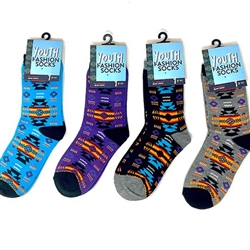 SOCKS, KIDS SIZE 5-7 SW DESIGN--16112