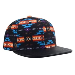 FLEECE SNAP BACK HATS, BLACK