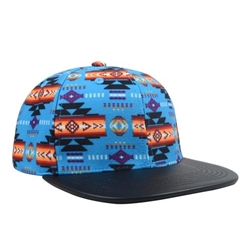 FLEECE SNAP BACK HATS, TURQUOISE