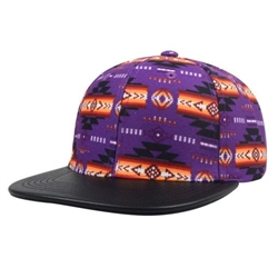 FLEECE SNAP BACK HATS, PURPLE