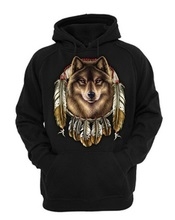 GRAPHIC DESIGN HOODIES, WOLF