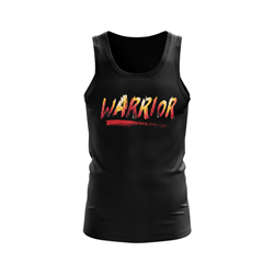 TANK TOP SHIRT W/PRINTED DESIGN--BLACK