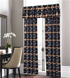 CURTAIN SET 5PC, SOUTHWEST DESIGN ASST