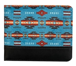 MENS WALLET, BI-FOLD FLEECE--16112