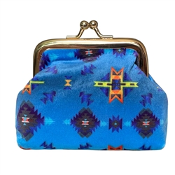 COIN PURSE, DIAMOND AZURE