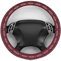 STEERING WHEEL COVER, TEAM COLORS SF9