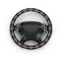 STEERING WHEEL COVER, 16112 BLACK