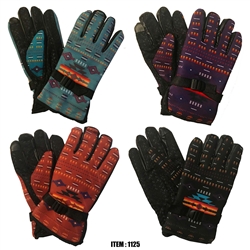 WINTER GLOVES, ASST SW DESIGN--SMALL