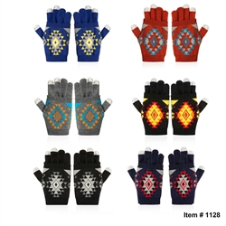 GLOVES, KNITTED, DIAMOND RIDGE