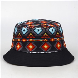 BUCKET HAT,  7 LAKES/THUNDERSPIRIT PRINT