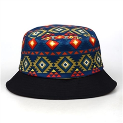 BUCKET HAT,  7 LAKES/THUNDERSPIRIT PRINT