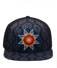 EMBROIDERED SNAP BACK HAT, NEW STAR DESIGN