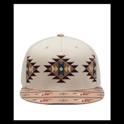 HAT, SNAP BACK HORSE GEOMETRIC