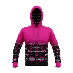 WARM-UP JACKET, ZIP UP-PINK--(L-3XL)