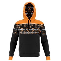 WARM-UP JACKET, PULLOVER--ORANGE--(L-3XL)