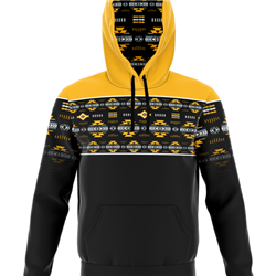 WARM-UP JACKET, PULLOVER--YELLOW--(L-3XL)