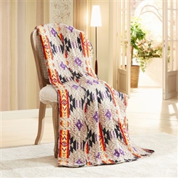 PRINTED QUILT THROW, 50