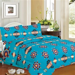 COMFORTER SET, QUEEN, STARBURST DESIGN