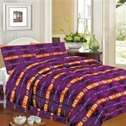 COMFORTER SET 3PC, TWIN, PURPLE