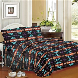 SHEET SET FULL SIZE, 16112-BLACK