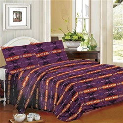 SHEET SET FULL SIZE, 16112-PURPLE