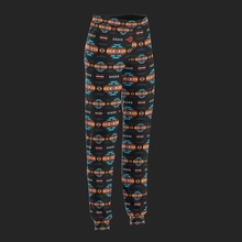 LEGGINGS, PRINTED BLACK, ASST SIZES