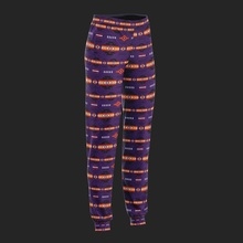 LEGGINGS, PRINTED PURPLE ASST SIZES