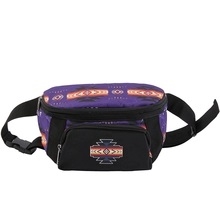 FANNY PACK, CANVAS PRINTED 16112 PURPLE