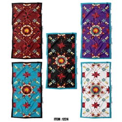 BEACH TOWEL 34"x64", STAR-QUILT DESIGN