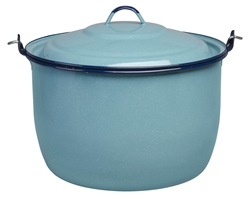 CONVEX KETTLE 3QT, TURQUOISE ENAMEL