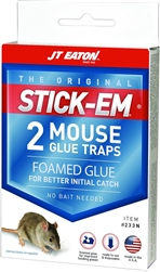 MOUSE GLUE TRAPS, 2-PACK (24PAKS/CASE)