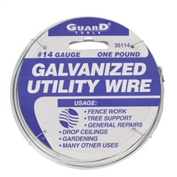 GALVANIZED UTILITY WIRE--14GA