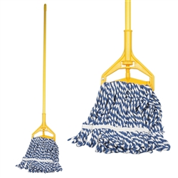 MOP WITH YELLOW HANDLE