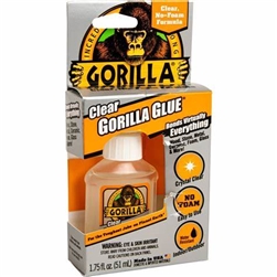 GORILLA GLUE, CLEAR 1.75oz, WATERPROOF