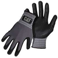 NITRILE PALM DIPPED & DOTTED GLOVE, 