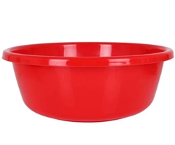 KING BASIN RED 53L, 25" DIA X 8.5" DEEP