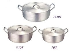 3PC ALUM DUTCH OVEN SET--7QT, 9QT, 10.5QT