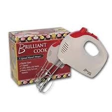 HAND MIXER 5-SPEED-"BRILLIANT COOK"