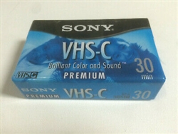 SONY TC30 VHS-C CAM TAPE