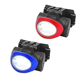 HEADLAMP COB 3-MODE, ASST COLORS