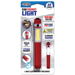 POCKET LIGHT W/CLIP, COB LED