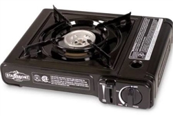 PORT. BUTANE STOVE--1 BURNER w/CASE