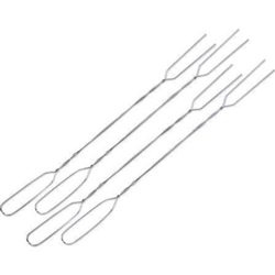 HOT DOG WIRE FORKS, 4/PKG