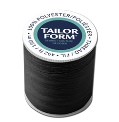 THREAD, BLACK 150M POLY 24/BOX