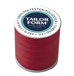 THREAD, RED 150M POLY 24/BOX