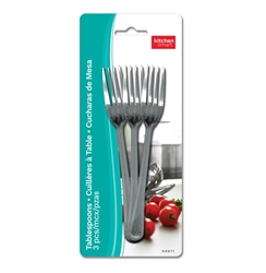 FORKS, 3-PAK STAINLESS