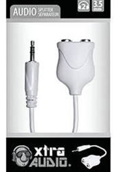 AUDIO SPLITTER CABLE, WHITE